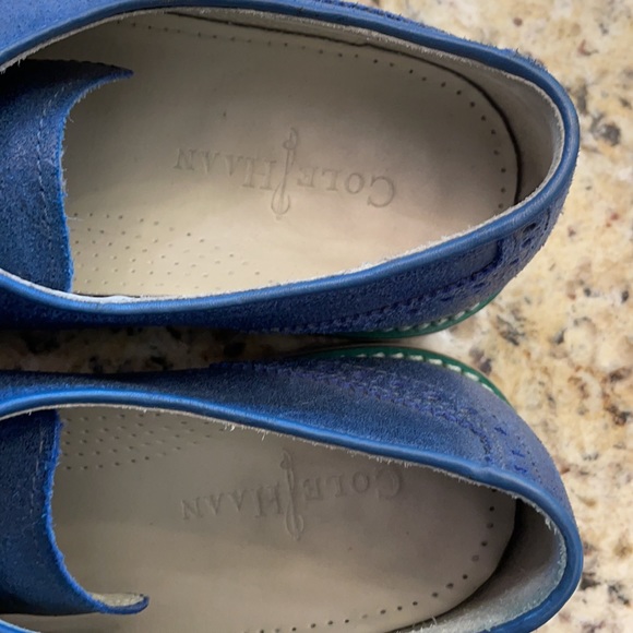 EUC COLE HAAN 10.5 white on green on denim! - Picture 2 of 5